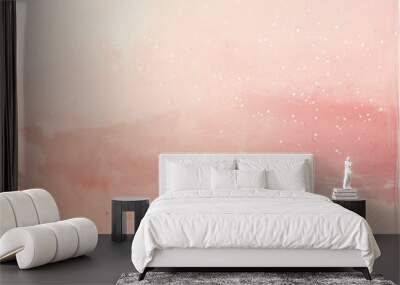 Abstract Sunset Sky Landscape with Hills and Valleys Wall mural