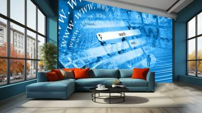 internet Wall mural