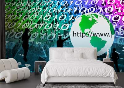 keyboard Wall mural