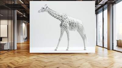 beautiful minimalistic fine art simple light animal portrait  Wall mural