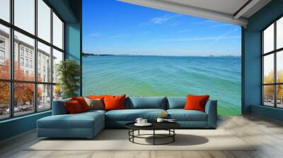 Clear water of Sanibel island in Florida, USA	 Wall mural