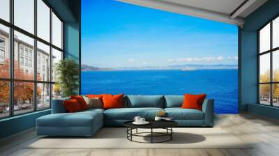 The landscape of San Francisco Bay in California Wall mural