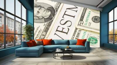 investment Wall mural