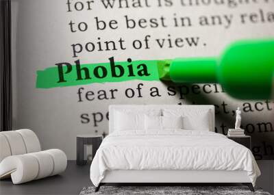 phobia Wall mural