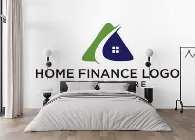 home finance logo Wall mural