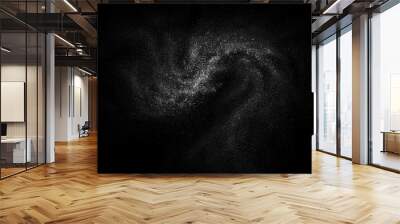 Freeze motion of white powder exploding Wall mural