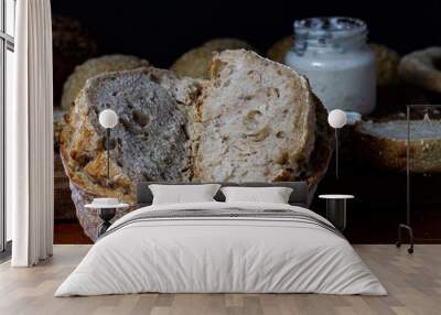 delicious homemade bread Wall mural