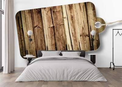 Wood sign Wall mural