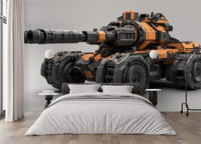 Futuristic Military Tank Wall mural