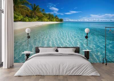 Tropical Paradise Beach Wall mural