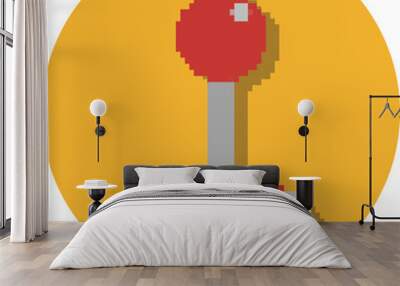 video games pixel 6 Wall mural