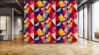 colorful pattern with a lot of different colors Wall mural