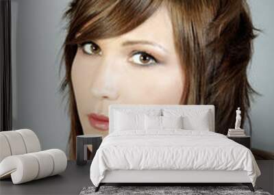 acconciatura donna Wall mural