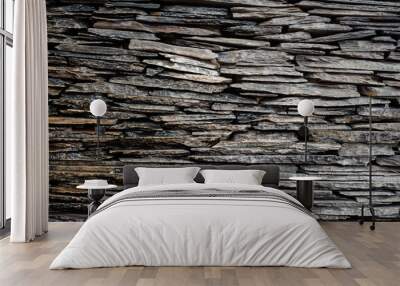 pattern of decorative stone wall background Wall mural