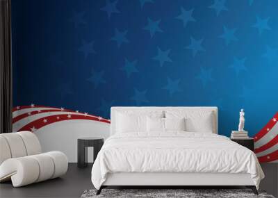 patriotic background Wall mural