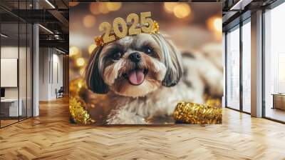 Exuberant Shih Tzu Dog in 