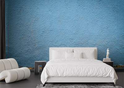 vintage blue wall background Wall mural