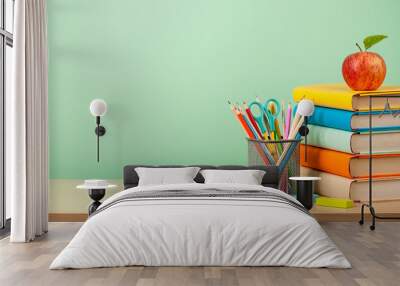 Back to school background Wall mural