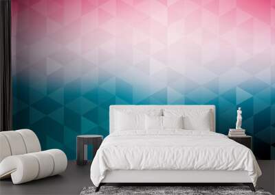 Geometric background. Wall mural