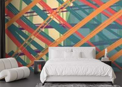 abstract colorful background with line Wall mural