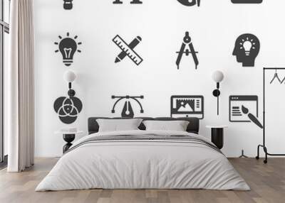 design icons Wall mural