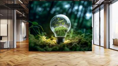 Eco-Friendly Energy Concept Wall mural