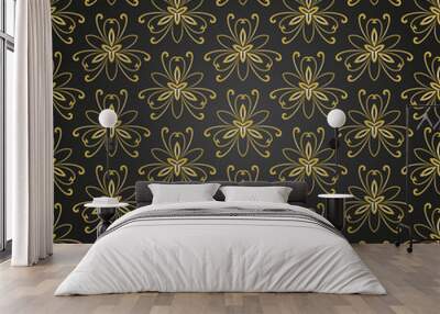 Floral Seamless Vector Pattern Wall mural