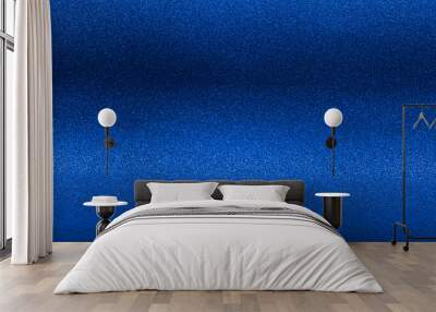 ultramarine blue metallic glitter background for elegance rich luxury holiday design. Wall mural