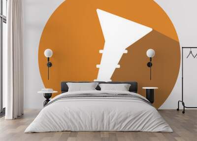 screw vector icon  Wall mural