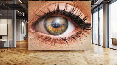 Eye close up Wall mural