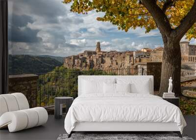 Old town Pitigliano Wall mural