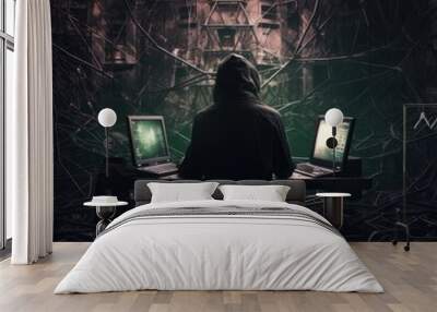  dark web Wall mural