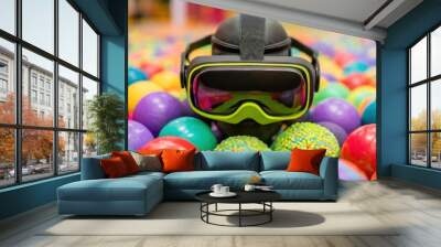 virtual reality glasses Wall mural