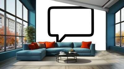 speech bubble vector with trendy design.chat icon Wall mural