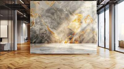 Background stone wall pattern marble floor design wallpaper abstract texture white gold beige luxury. Wall stone gray black rock background italian interior art ivory bathroom backdrop golden kitchen. Wall mural