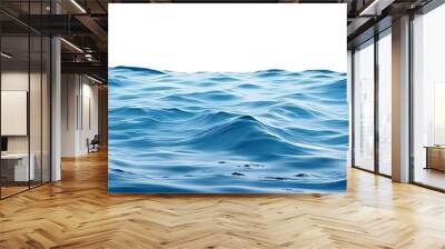  Sea water surface isolated on white background, cut out  Wall mural