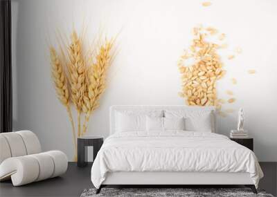 spike and wheat grains
 Wall mural