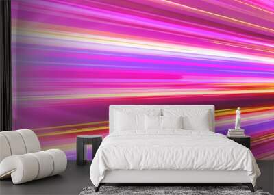 Comic colored speed line action inspired by japanese Anime 3d illustration Wall mural