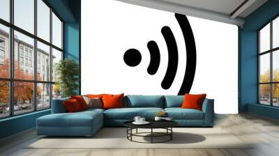 Wi Fi Icon, wireless Icon. Wi fi signal sign modern web icon. Wi Fi network icon Wall mural