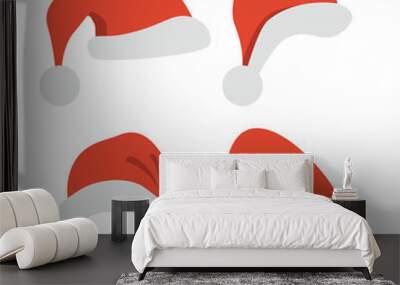 Santa hat part 2 with variation style  Wall mural