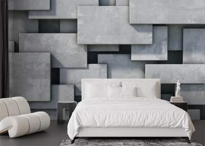 Abstract background of the concrete Wall mural