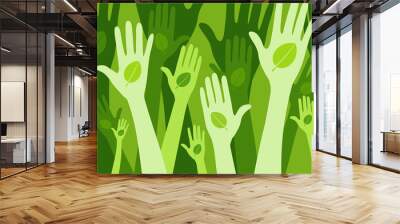 living green concept Wall mural