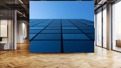 Blue skyscraper Wall mural