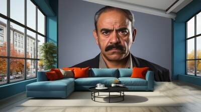 Hispanic man with a mustache Wall mural