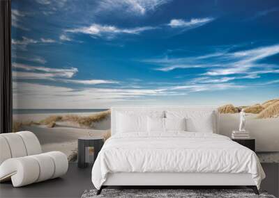 White sands of northern Denmark. High quality photo Wall mural