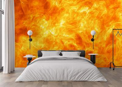 abstract blaze fire flame texture for banner background Wall mural