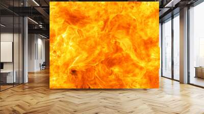 blaze fire flame conflagration texture for banner background Wall mural