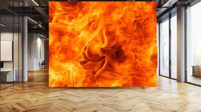 blaze fire flame texture background Wall mural