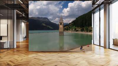 bolzano lago resia Wall mural