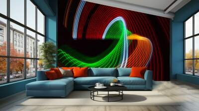 Lightpainting Textur Wall mural